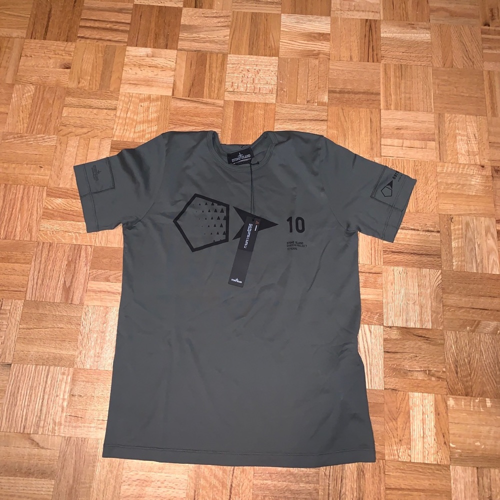 Stone island shadow project tee Olive Green